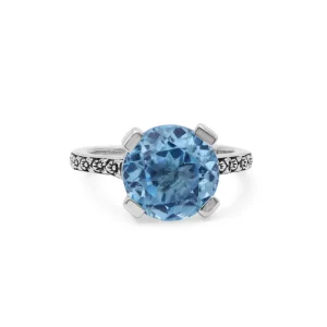 Stephen Dweck Blue Topaz Ring in Sterling Silver< Rings