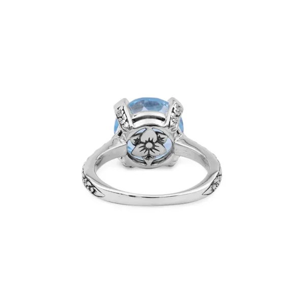 Stephen Dweck Blue Topaz Ring in Sterling Silver< Rings