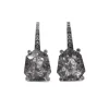 Stephen Dweck Galactical Black Tourmalated Quartz and Champagne Diamond Galactical Earrings in Sterling Silver< Earrings