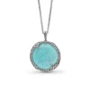 Stephen Dweck Garden of Stephen Amazonite Reversible Pendant in Sterling Silver< Necklace