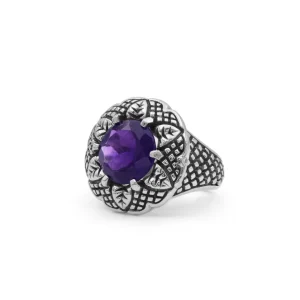 Stephen Dweck Garden of Stephen Amethyst Ring in Sterling Silver< Rings