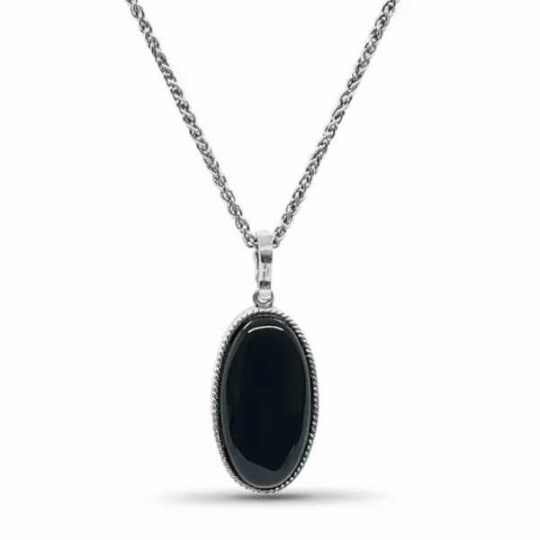 Stephen Dweck Garden of Stephen Black Onyx Reversible Necklace in Sterling Silver< Necklace