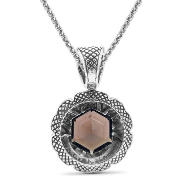 Stephen Dweck Garden of Stephen 20ct Cognac Quartz Pendant in Sterling Silver< Necklace