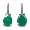 Stephen Dweck Garden of Stephen 10.45ct Green Onyx Earrings in Sterling Silver< Earrings