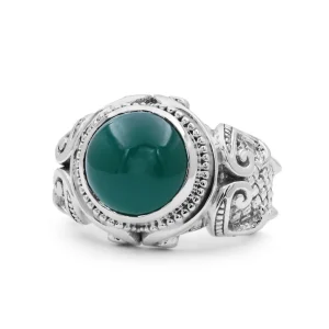 Stephen Dweck Garden of Stephen 7.72ct Green Onyx Ring in Sterling Silver< Rings