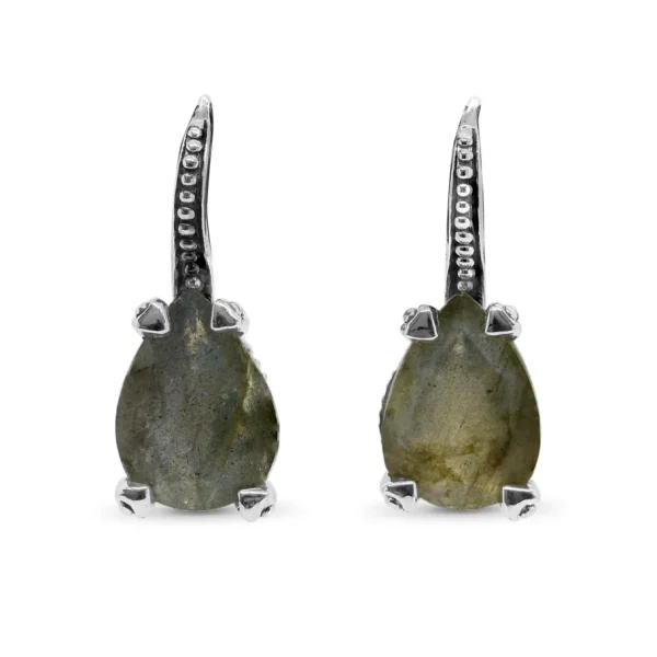 Stephen Dweck Garden of Stephen 8.85ct Labradorite Earrings in Sterling Silver< Earrings