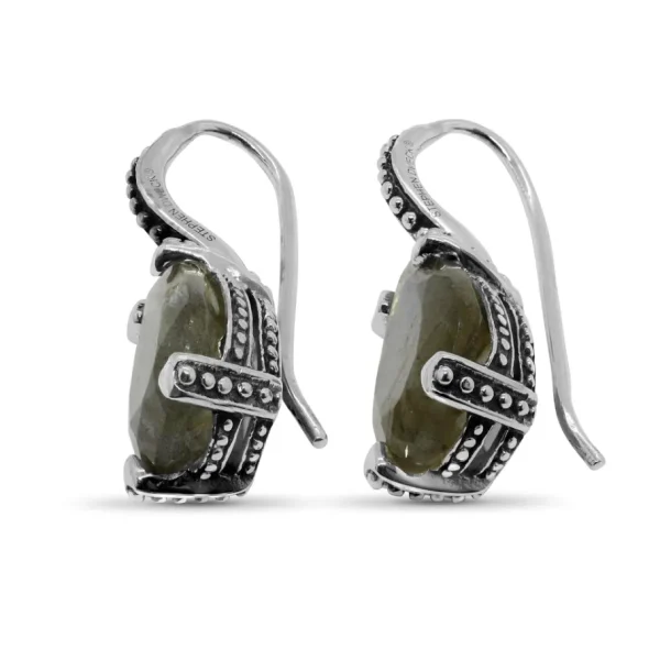 Stephen Dweck Garden of Stephen 8.85ct Labradorite Earrings in Sterling Silver< Earrings