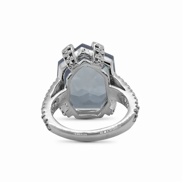 Stephen Dweck Garden of Stephen Faceted Lavender Moon Quartz Ring Sterling Silver< Rings