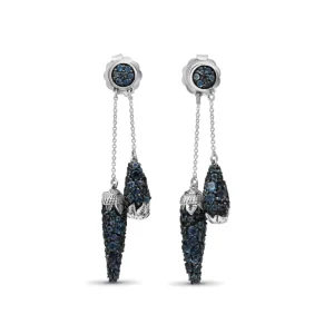 Stephen Dweck Garden of Stephen London Blue Topaz Drop Earring in Sterling Silver< Earrings