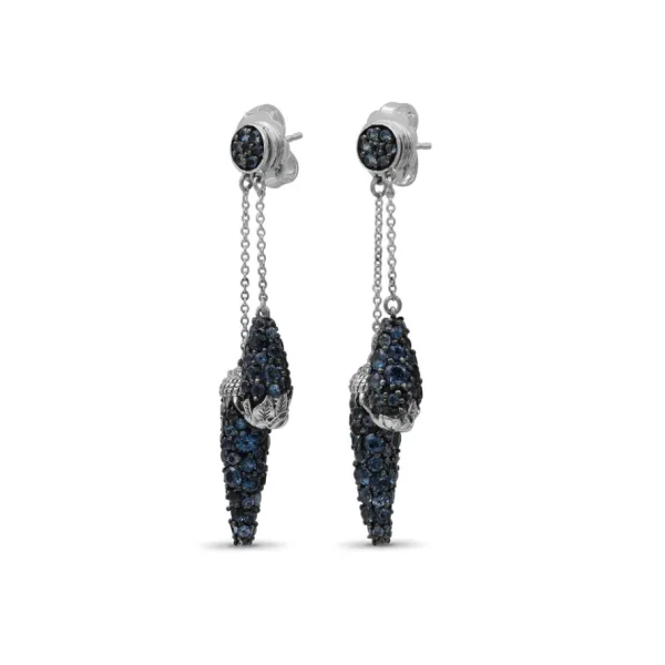 Stephen Dweck Garden of Stephen London Blue Topaz Drop Earring in Sterling Silver< Earrings