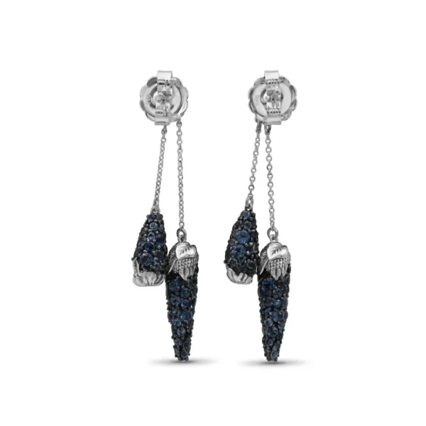 Stephen Dweck Garden of Stephen London Blue Topaz Drop Earring in Sterling Silver< Earrings