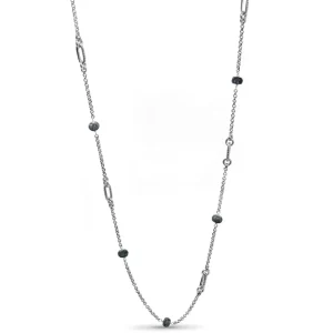 Stephen Dweck Garden of Stephen Opal Dendrite Link Chain Necklace in Sterling Silver< Necklace