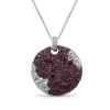 Stephen Dweck Garden of Stephen Rhodolite Garnet Pave Pendant in Sterling Silver< Necklace