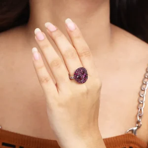 Stephen Dweck Garden of Stephen Rhodolite Garnet Ring in Sterling Silver< Rings