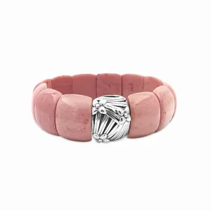 Stephen Dweck Garden of Stephen Rhodonite Bracelet with Sterling Silver< Bracelets