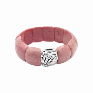 Stephen Dweck Garden of Stephen Rhodonite Bracelet with Sterling Silver< Bracelets