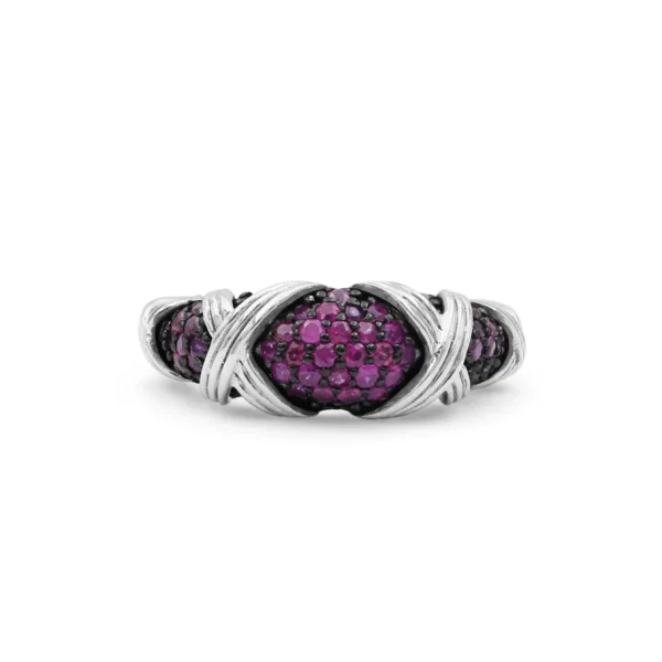 Stephen Dweck Garden of Stephen Ruby Ring in Sterling Silver< Rings