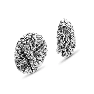 Stephen Dweck Kyoto Black Diamond 0.50ct Earrings in Sterling Silver< Earrings