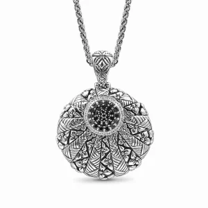 Stephen Dweck Kyoto Black Diamond 0.50ct Pendant in Sterling Silver< Necklace