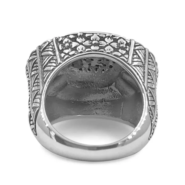 Stephen Dweck Kyoto Black Diamond 0.60ct Ring in Sterling Silver< Rings