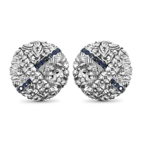 Stephen Dweck Kyoto Blue Sapphire 0.75ct Earrings in Sterling Silver< Earrings