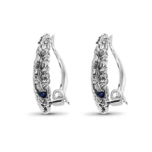 Stephen Dweck Kyoto Blue Sapphire 0.75ct Earrings in Sterling Silver< Earrings