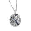 Stephen Dweck Kyoto Blue Sapphire 0.50ct Pendant in Sterling Silver< Necklace