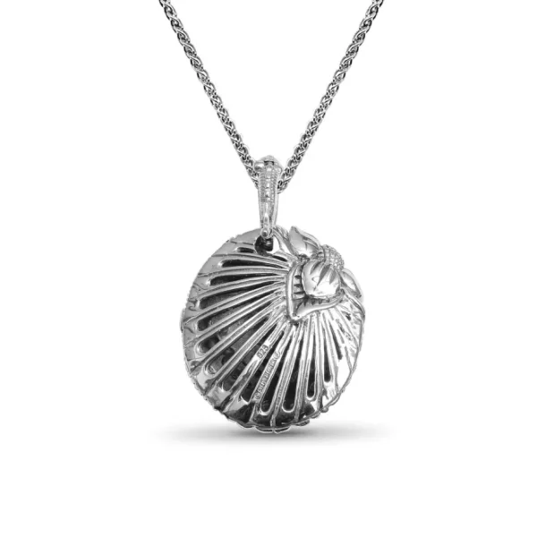 Stephen Dweck Kyoto Blue Sapphire 0.50ct Pendant in Sterling Silver< Necklace