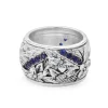 Stephen Dweck Kyoto Blue Sapphire 0.70ct Ring in Sterling Silver< Rings