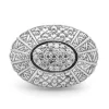 Stephen Dweck Kyoto 0.60ct White Diamond Ring in Sterling Silver< Rings