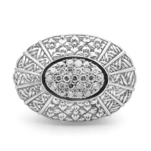 Stephen Dweck Kyoto 0.60ct White Diamond Ring in Sterling Silver< Rings