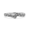 Stephen Dweck Kyoto Engraved Sterling Siver Band< Rings