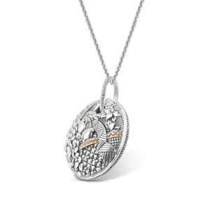 Stephen Dweck Kyoto Orange Sapphire 0.65ct Pendant in Sterling Silver< Necklace