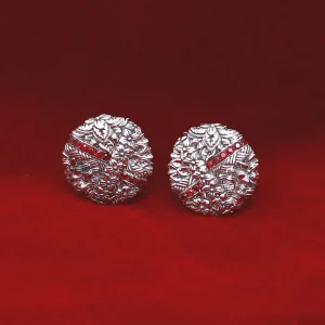 Stephen Dweck Kyoto Ruby 0.75ct Earrings in Sterling Silver< Earrings