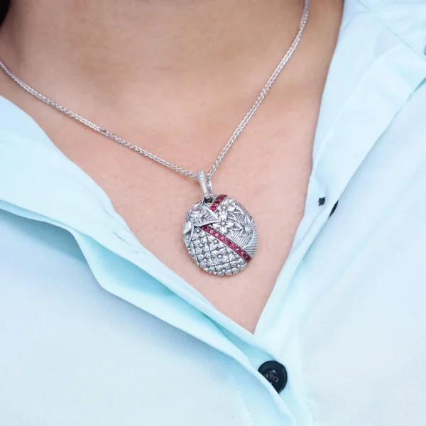 Stephen Dweck Kyoto Ruby 0.50ct Pendant in Sterling Silver< Necklace