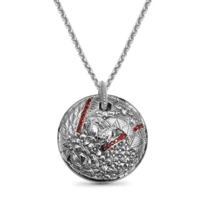 Stephen Dweck Kyoto Ruby 0.75ct Pendant Large in Sterling Silver< Necklace