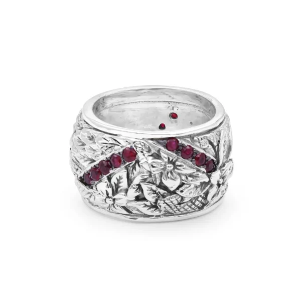 Stephen Dweck Kyoto Ruby 0.70ct Ring in Sterling Silver< Rings