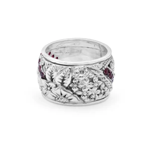 Stephen Dweck Kyoto Ruby 0.70ct Ring in Sterling Silver< Rings