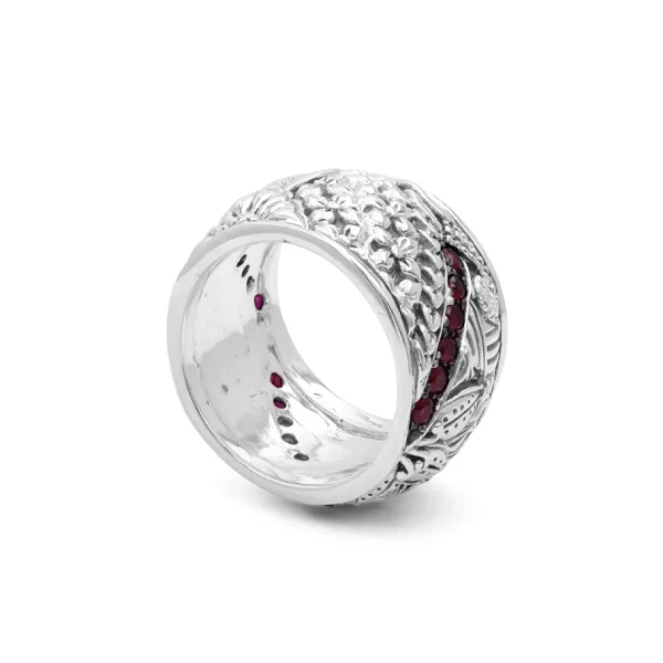 Stephen Dweck Kyoto Ruby 0.70ct Ring in Sterling Silver< Rings