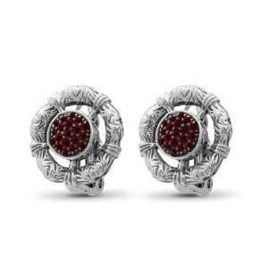 Stephen Dweck Kyoto Ruby Earring in Sterling Silver< Earrings