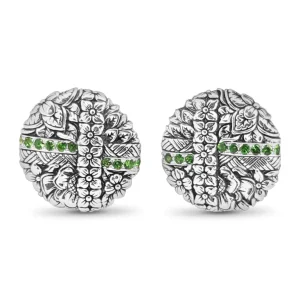 Stephen Dweck Kyoto Tsavorite 0.75ct Earrings in Sterling Silver< Earrings