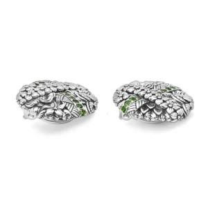 Stephen Dweck Kyoto Tsavorite 0.75ct Earrings in Sterling Silver< Earrings