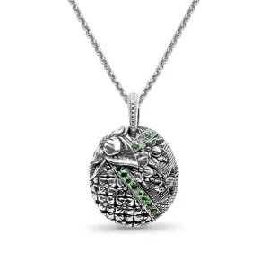 Stephen Dweck Kyoto Tsavorite 0.50ct Pendant in Sterling Silver< Necklace