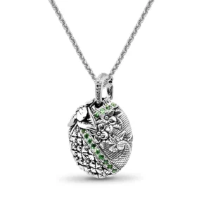 Stephen Dweck Kyoto Tsavorite 0.50ct Pendant in Sterling Silver< Necklace