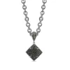 Stephen Dweck Legacy Tahitian Mother of Pearl Pendant Carving with 0.25ct Natural Champagne Diamonds< Necklace