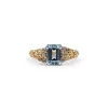 Stephen Dweck Luxury Aquamarine and Diamond 0.15ct Ring in 18K Gold< Rings