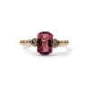 Stephen Dweck Luxury Pink Tourmaline and Diamond 0.20ct Ring in 18K Gold< Rings