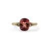 Stephen Dweck Luxury Pink Tourmaline and Diamond 0.20ct Ring in 18K Gold< Rings