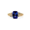 Stephen Dweck Luxury Tanzanite 3.2ct and Diamond 0.15ct Ring in 18K Gold< Rings