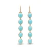 Stephen Dweck Luxury Turquoise 20ct and Diamond 0.35ct Earring in 18K Gold< Earrings